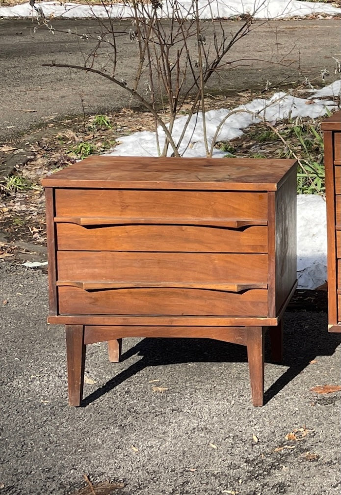 Vintage Walnut Nightstand