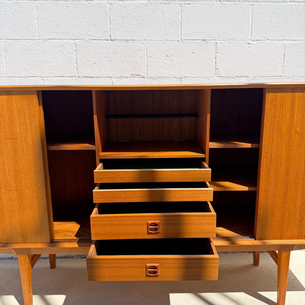 Teak Danish Modern Sideboard by Omann Jun