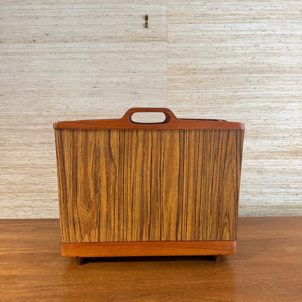 1960s Ernest Sohn for Siamese Teak and Rosewood Magazine Holder