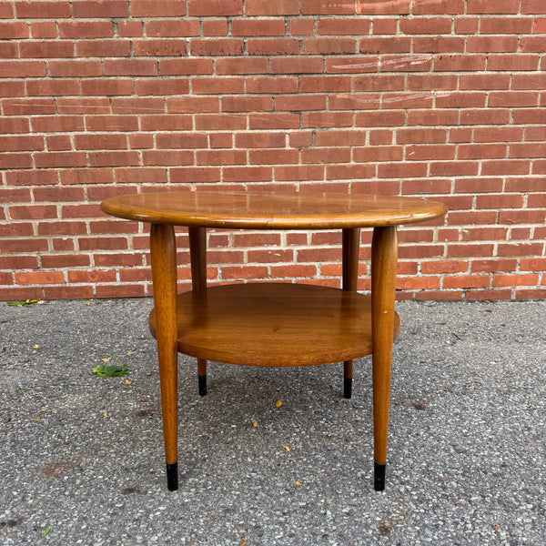 Lane Acclaim Round Side Table by Andre Bus Mid Century Modern