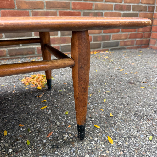André Bus for Lane Acclaim Extra Long Walnut Surfboard Coffee Table
