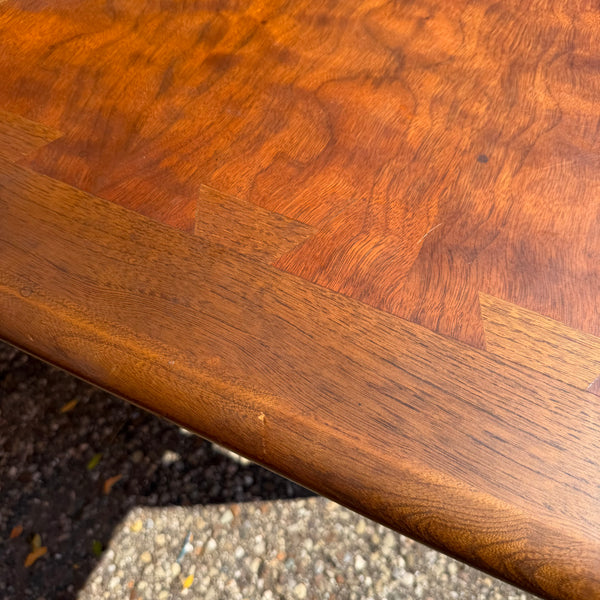 André Bus for Lane Acclaim Walnut Mid-Century Modern Coffee Table