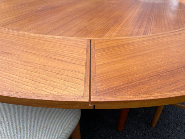 Vintage Danish Teak “Flip Flap” Expandable Dining Set