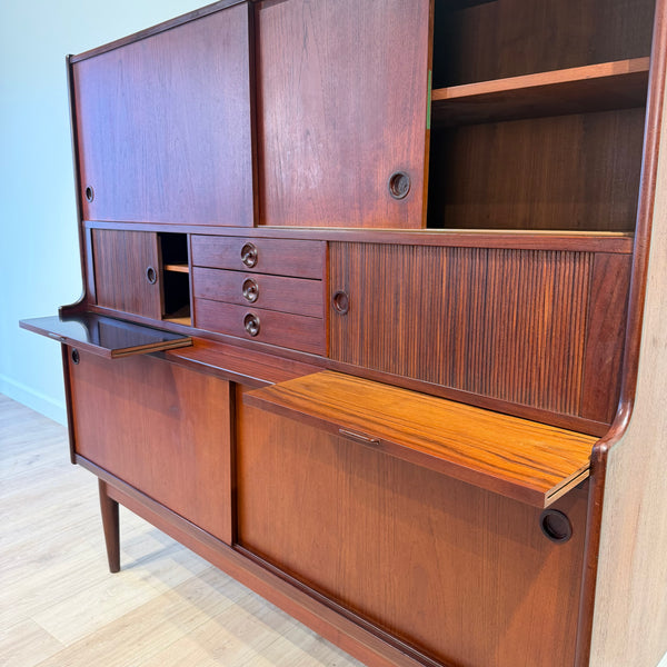 MCM Teak Hutch / Dry Bar