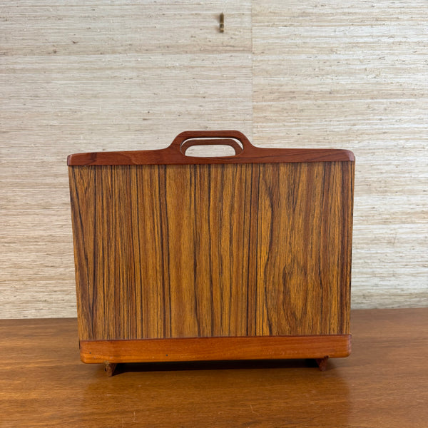 1960s Ernest Sohn for Siamese Teak and Rosewood Magazine Holder