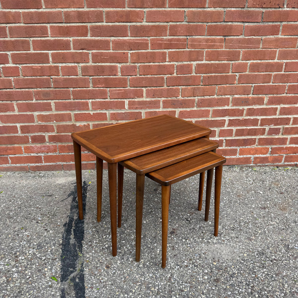 Swedish Modern Teak Nesting Side Tables