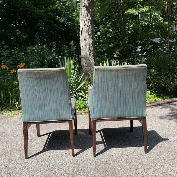 Edward Wormley for Dunbar Rosewood Dining Set with Eight Chairs and Three Leaves