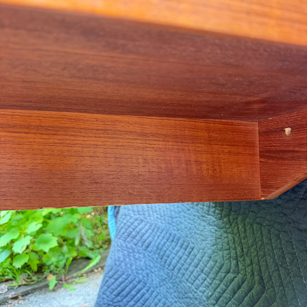 Vintage Danish Modern Teak Wall-Mounted Hanging Vanity Cabinet
