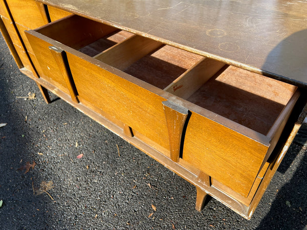 MCM dresser with mirror