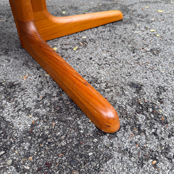 Danish Modern Teak Dining Set with 6 Dining Chairs by Niels Koefoed for Koefoeds Hornslet