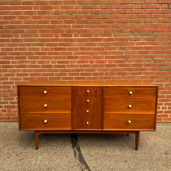 Drexel “Declaration” Walnut Bedroom Set by Kipp Stewart