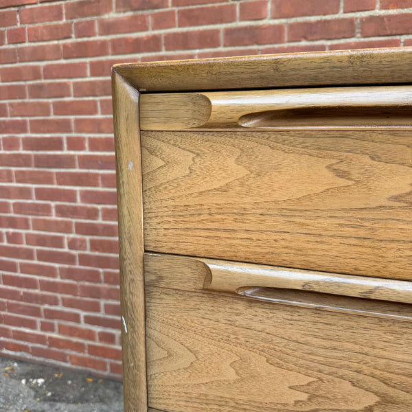 Mid-Century Modern Walnut 5-Drawer Chest