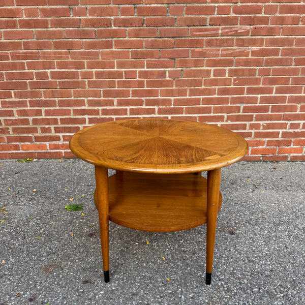 Lane Acclaim Round Side Table by Andre Bus Mid Century Modern