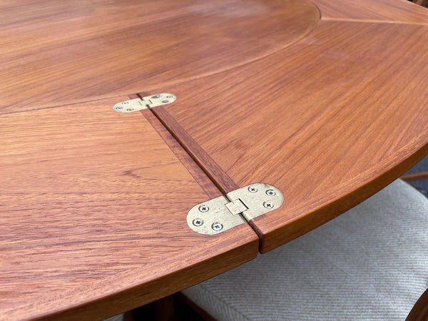 Vintage Danish Teak “Flip Flap” Expandable Dining Set