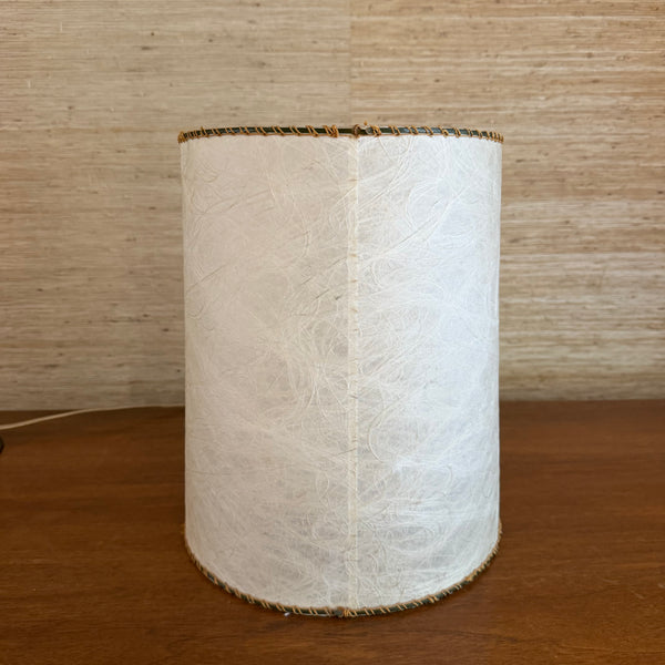 Mid Century Modern Ceramic and Brass 3-way Table Lamp