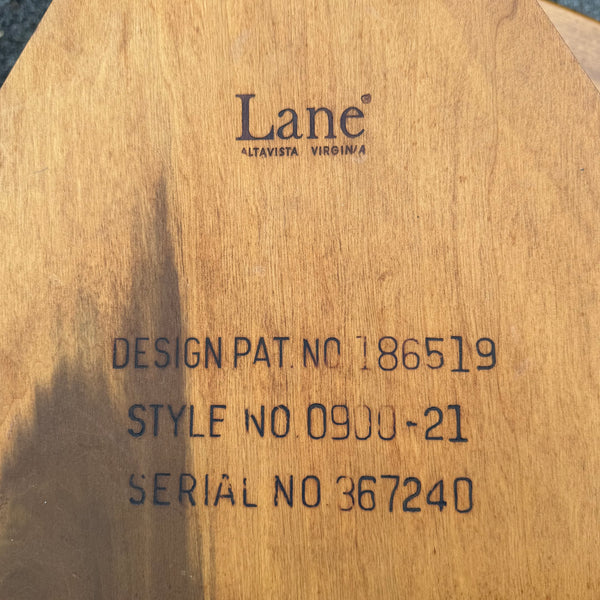 Pair of Lane Acclaim “Guitar Pick” End Tables