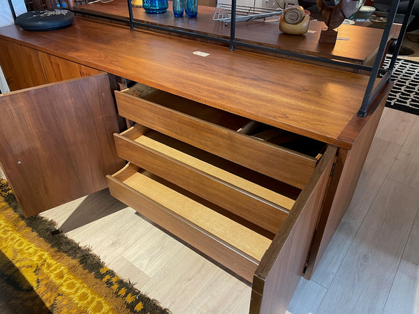 Stanley Walnut and Rosewood Wall Unit