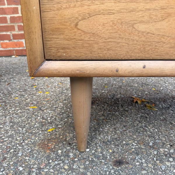 Pair of Mid-Century Modern Walnut Nightstands