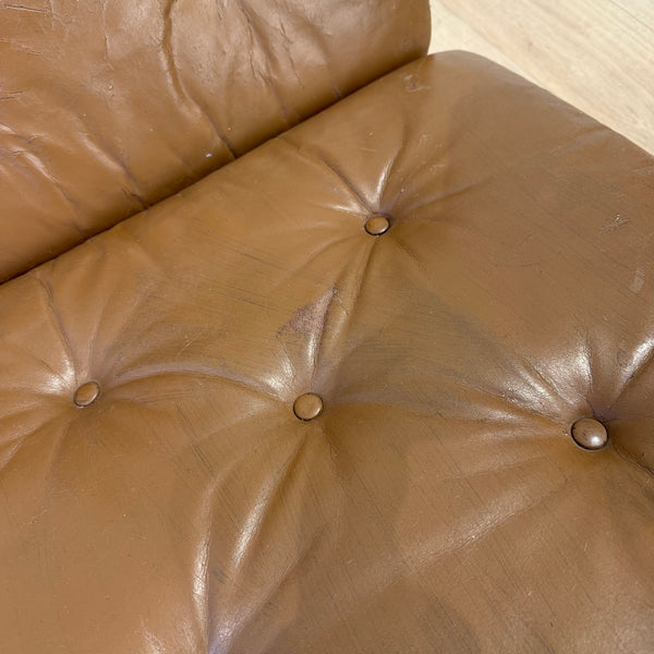 Sohheim for Rybo Rykken Style Bent Rosewood and Leather Lounge Chair