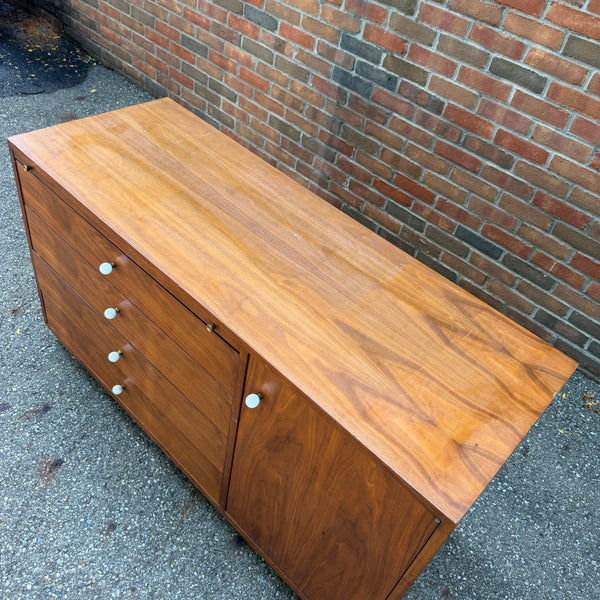 Kipp Stewart & Stewart MacDougall for Drexel Declaration Petite Walnut Credenza | Sideboard