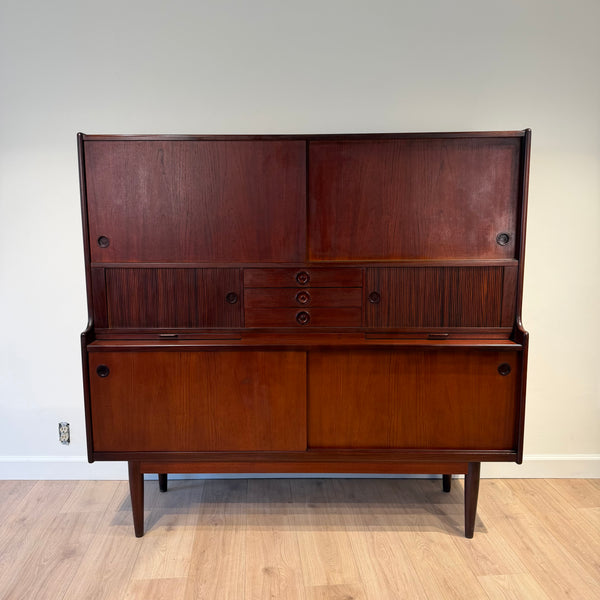 MCM Teak Hutch / Dry Bar