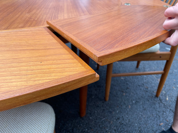 Vintage Danish Teak “Flip Flap” Expandable Dining Set