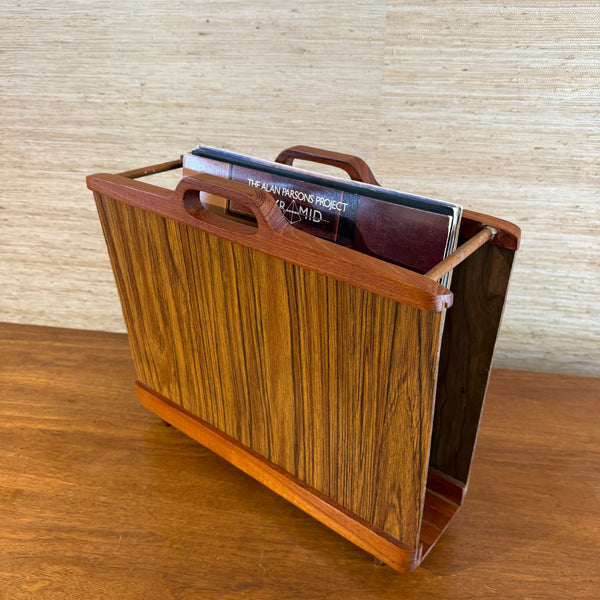 1960s Ernest Sohn for Siamese Teak and Rosewood Magazine Holder