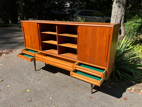 Vintage Johannes Andersen Danish Teak Highboard