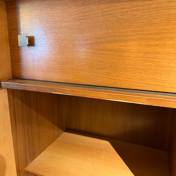 Mid Century Modern Danish-Style Teak Sideboard with Bar