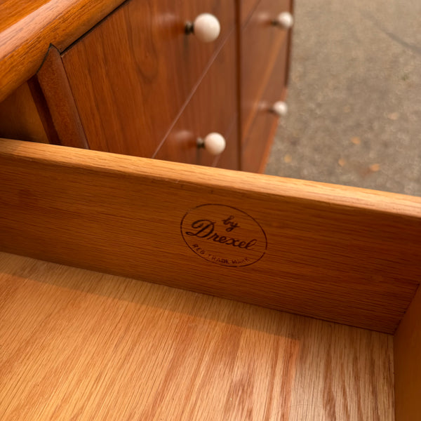 Kipp Stewart for Drexel “Declaration” Walnut Lowboy Dresser