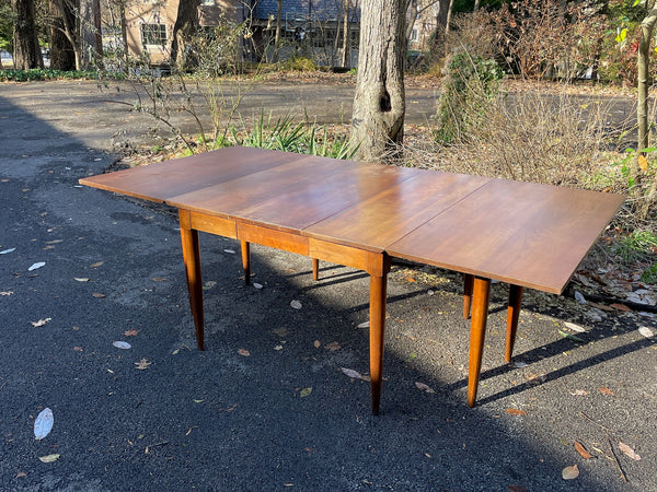 Large MCM dropleaf dining table