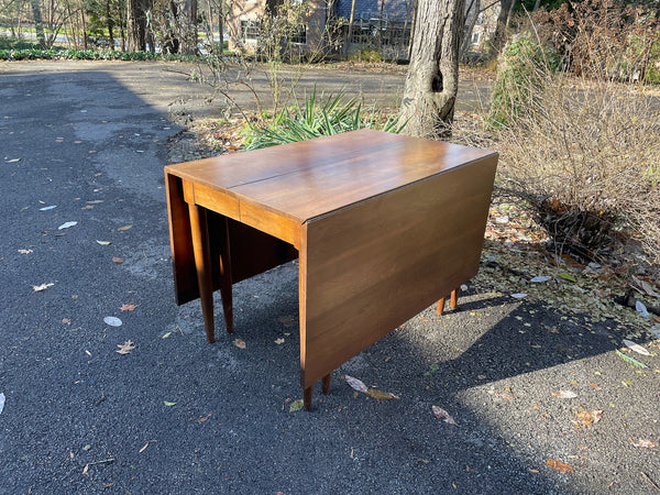 Large MCM dropleaf dining table