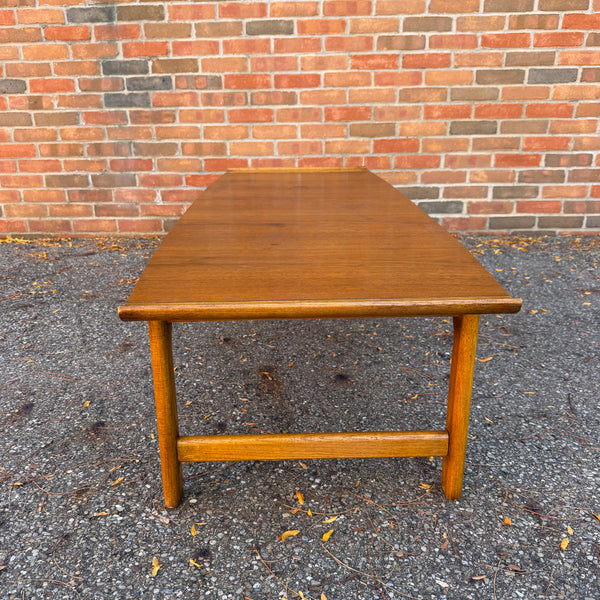 Lane Mid-Century Modern Ming Style Walnut Coffee Table