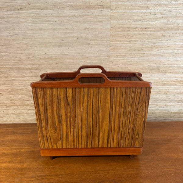 1960s Ernest Sohn for Siamese Teak and Rosewood Magazine Holder