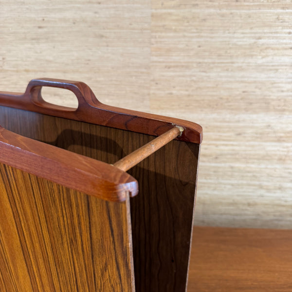 1960s Ernest Sohn for Siamese Teak and Rosewood Magazine Holder