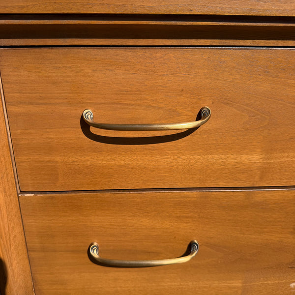 Broyhill Forward Mid-Century Modern Walnut Gentleman’s Chest