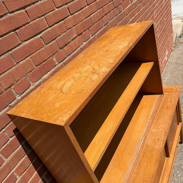 Two Piece “Contempora” Danish Style Hutch by Mt. Airy Furniture for John Stuart Furniture