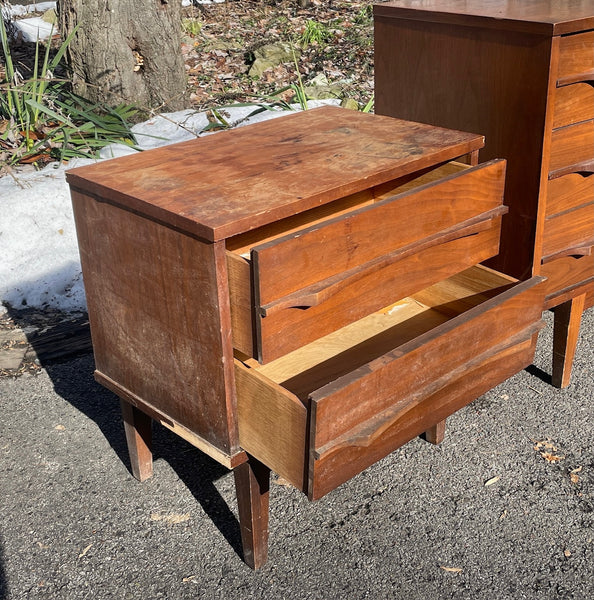 Vintage Walnut Nightstand
