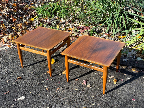 Pair of Square Henredon Side Tables