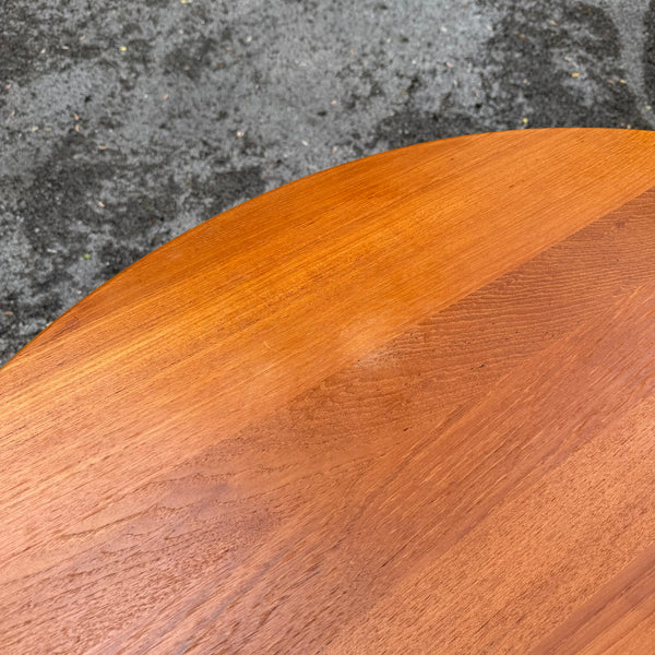 Danish Modern Teak Dining Set with 6 Dining Chairs by Niels Koefoed for Koefoeds Hornslet
