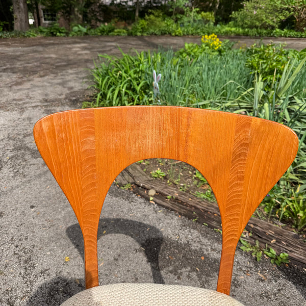 Danish Modern Teak Dining Set with 6 Dining Chairs by Niels Koefoed for Koefoeds Hornslet