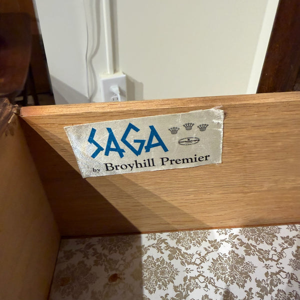 Broyhill Saga Magna Mid-Century Modern Walnut Dresser