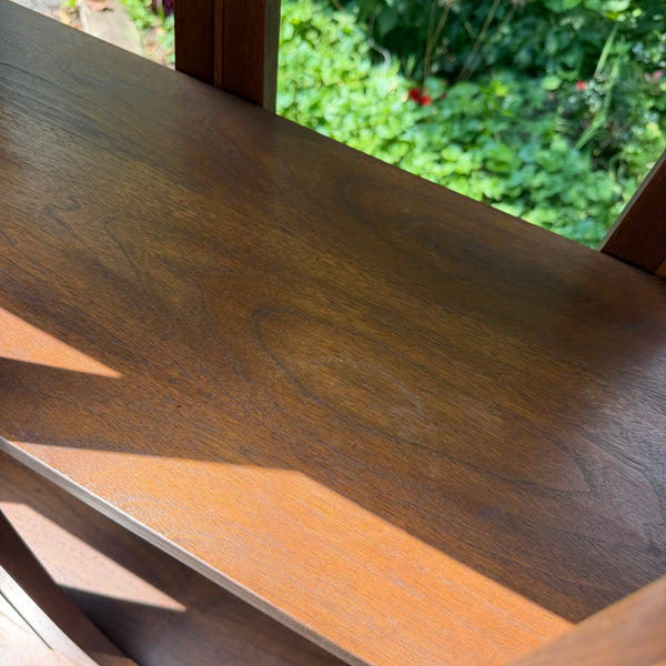 Broyhill Brasilia Walnut Room Divider / Display Cabinet