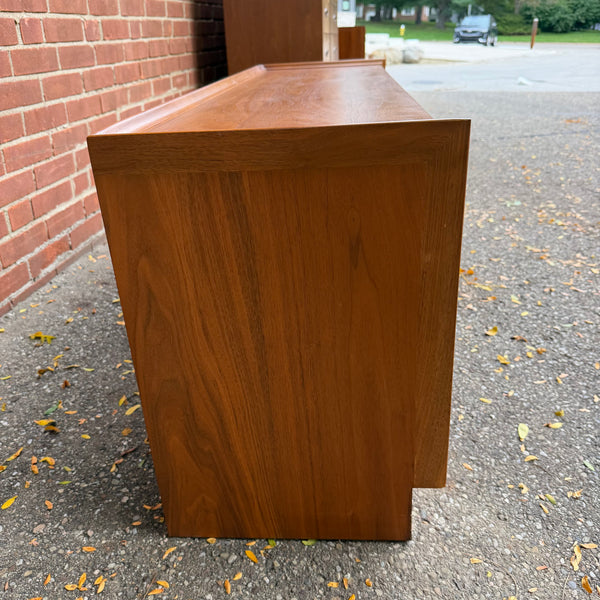 Merton Gershun for Dillingham Esprit Walnut Record Storage Bench