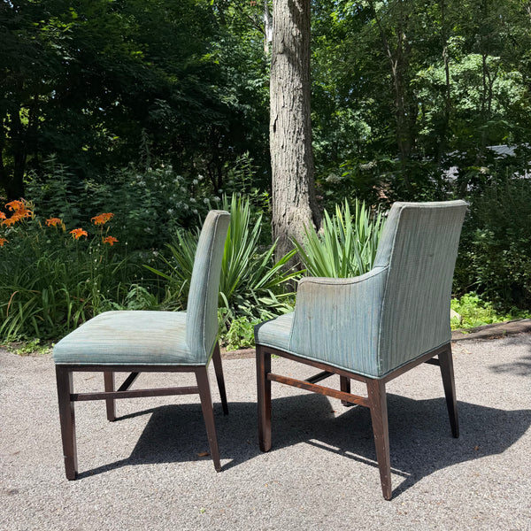 Edward Wormley for Dunbar Rosewood Dining Set with Eight Chairs and Three Leaves