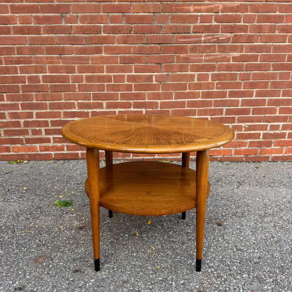 Lane Acclaim Round Side Table by Andre Bus Mid Century Modern