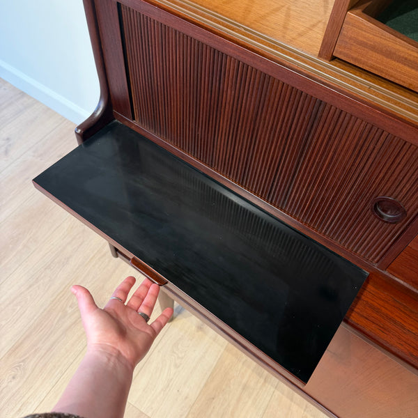 MCM Teak Hutch / Dry Bar