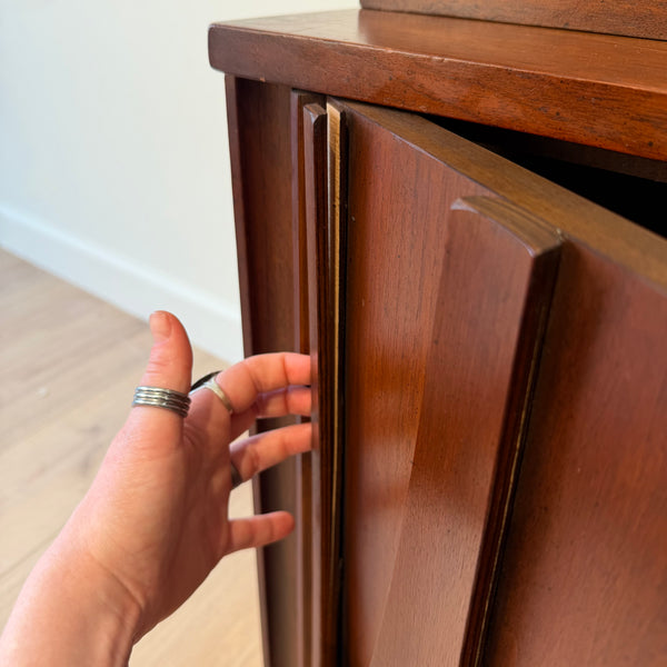 Broyhill Brasilia Walnut Mid Century Hutch