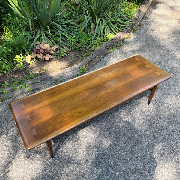 Mid Century Modern Lane Acclaim Rectangular Coffee Table by Andre Bus