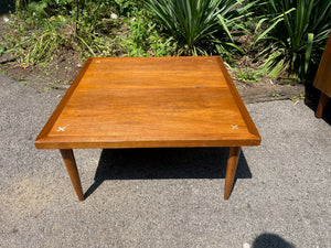 Square MCM coffee table by American of Martinsville